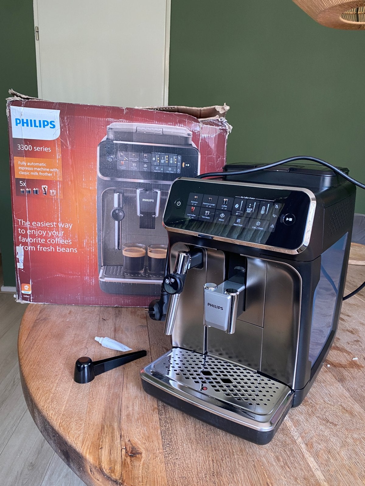 ZGAN Philips 3300 serie volautomatische koffiemachine bonen, Witgoed en Apparatuur, Koffiezetapparaten, Ophalen, Koffiemachine