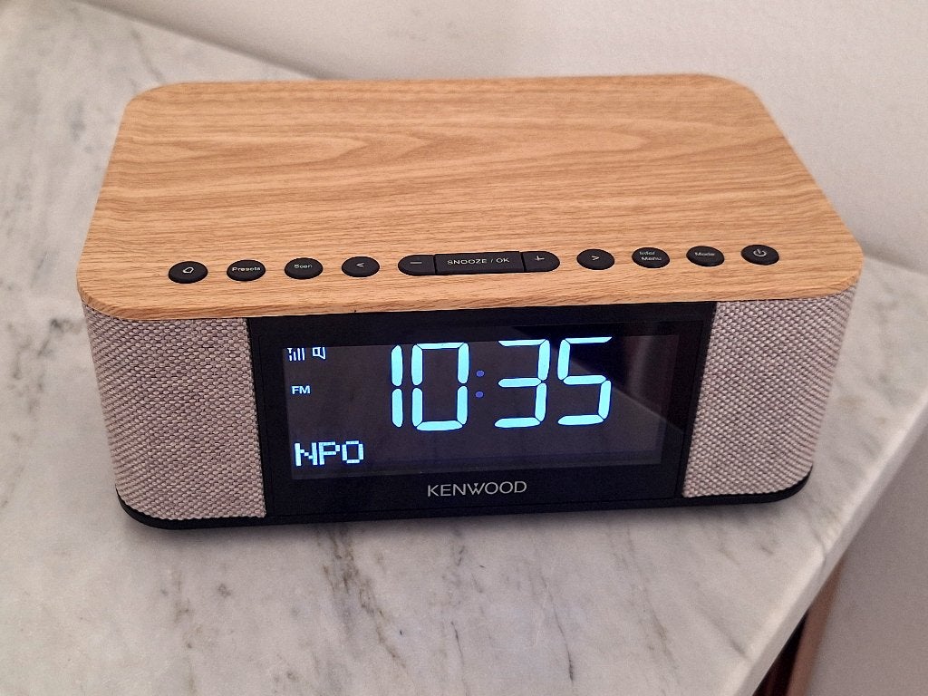 Wekkerradio Kenwood CR-ST40DAB-M, Witgoed en Apparatuur, Wekkers, Ophalen, Zo goed als nieuw, Digitaal