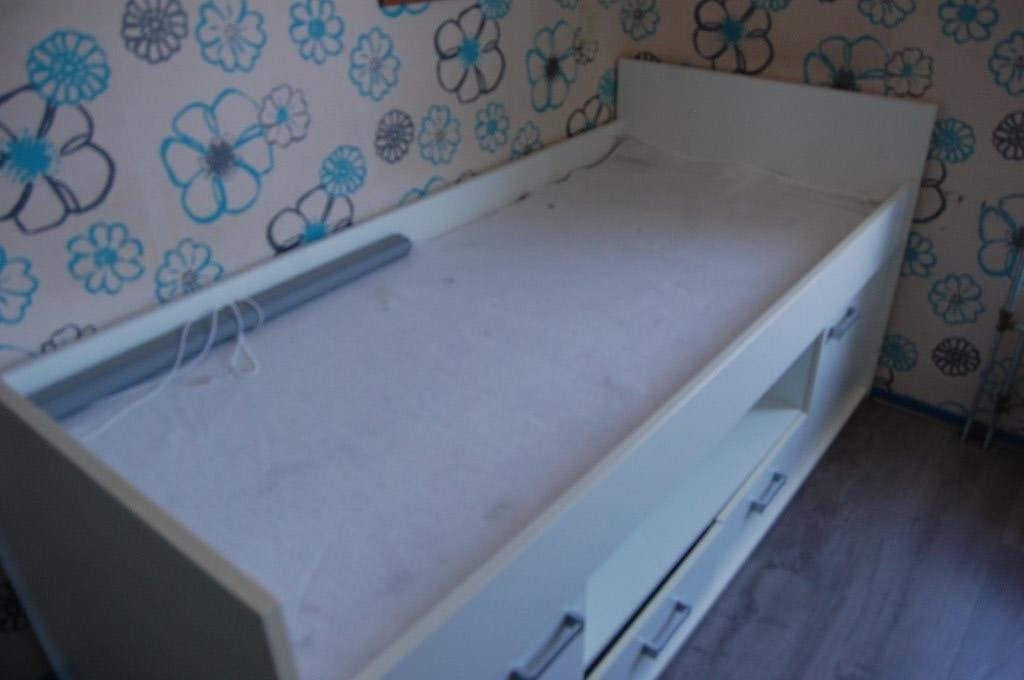 Een    1 persoons matras, Ophalen, Gebruikt, 90 cm, Eenpersoons