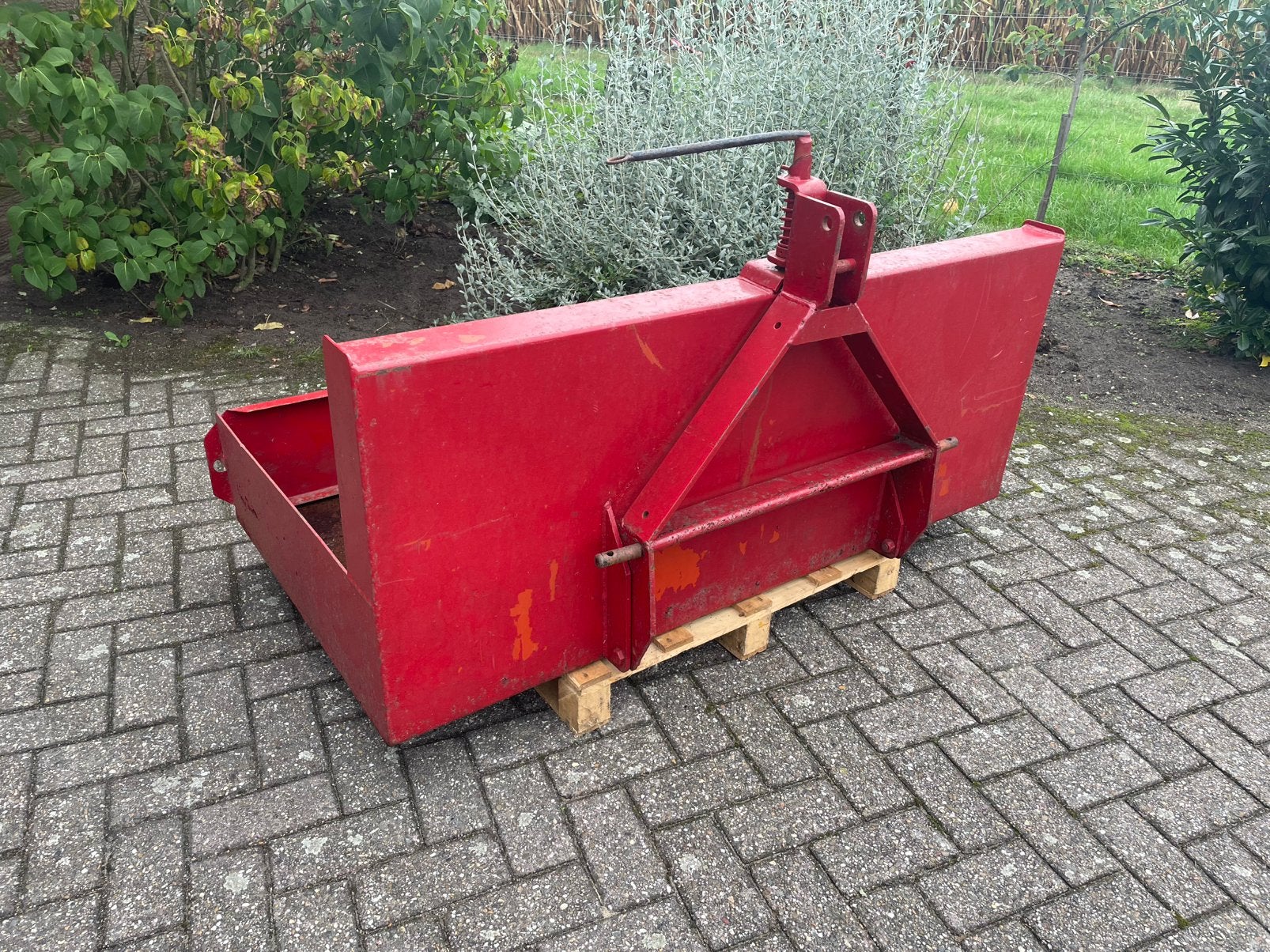 Grondbak 150 cm, Ophalen
