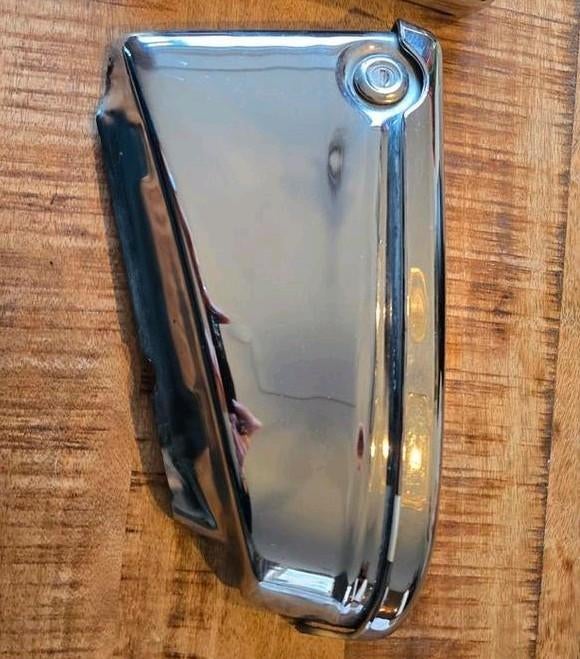 Zijkap rechts Honda Shadow VT1100 1988 - Chroom, Motoren, Ophalen of Verzenden, Gebruikt