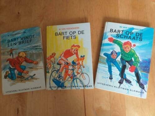 Bart - op de fiets / schaats / vindt een brief (3x), Ophalen of Verzenden