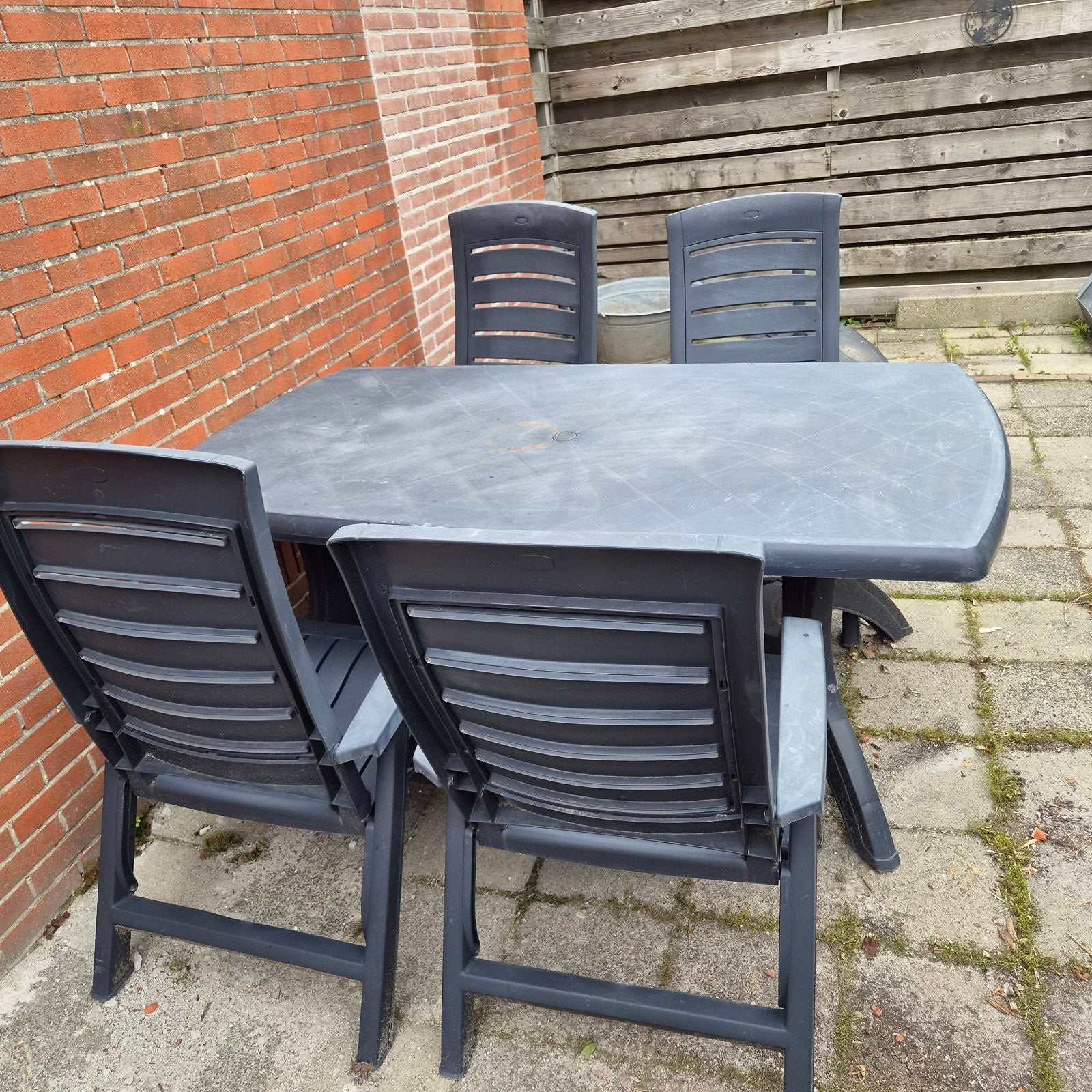 Tuinset  gebruikt, Ophalen, Gebruikt