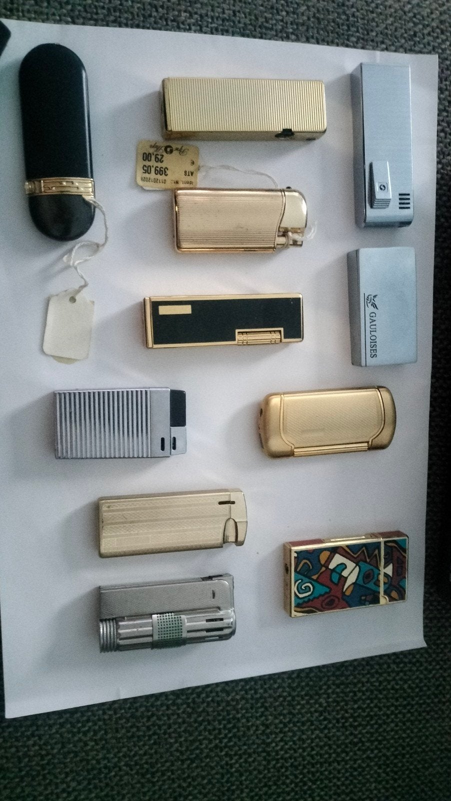 Lot vintage aanstekers NOS, Ophalen of Verzenden, Zo goed als nieuw, Aansteker