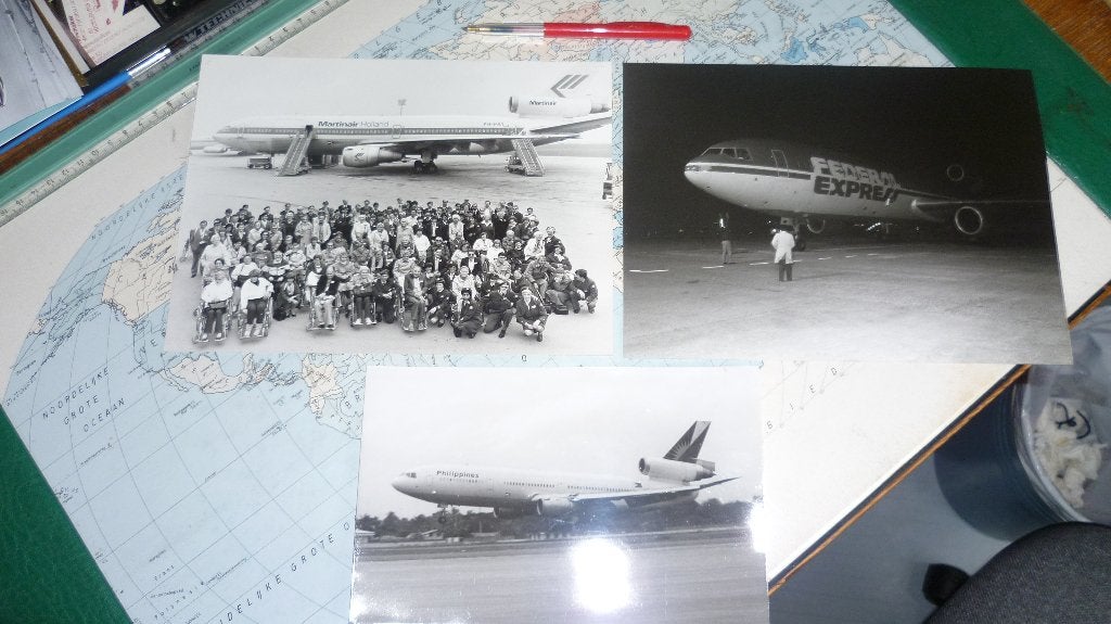 3 DC-10's - 3x GROTE originele foto's  1x Martinair Holl, Verzenden, Nieuw, Kaart, Foto of Prent
