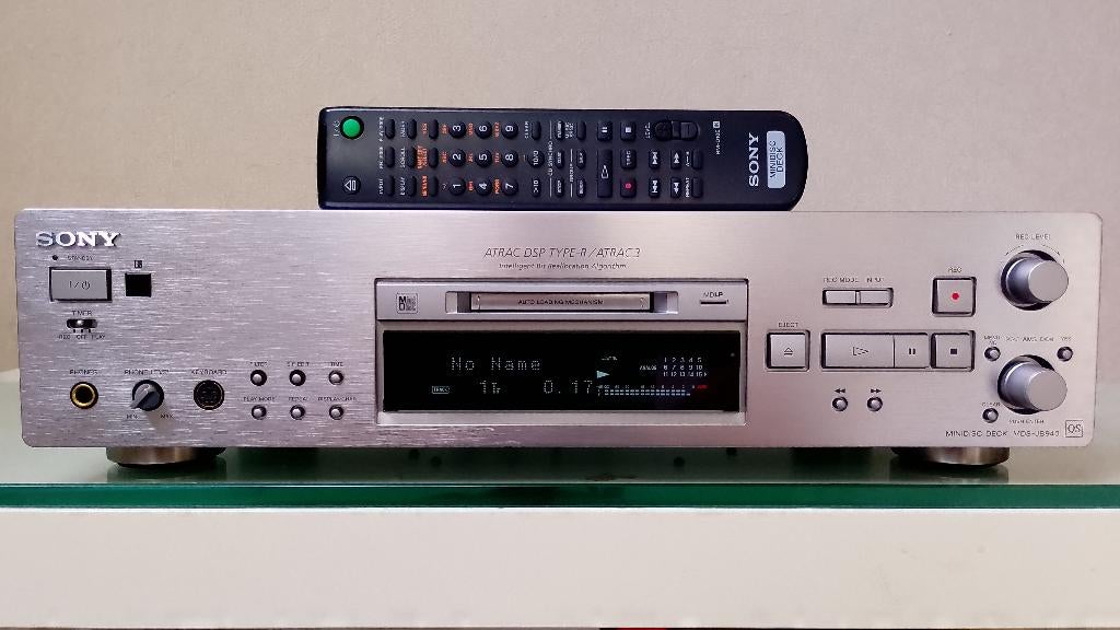 Sony MDS-JB 940 QS "HI-END" MiniDisc Speler., Ophalen of Verzenden, Minidisc-speler
