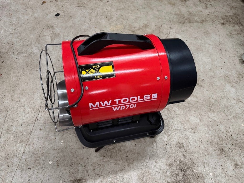 heteluchtkanon mw tools WD70I infrarood diesel petroleum, Tuin en Terras, Ophalen, Zo goed als nieuw, Vloer