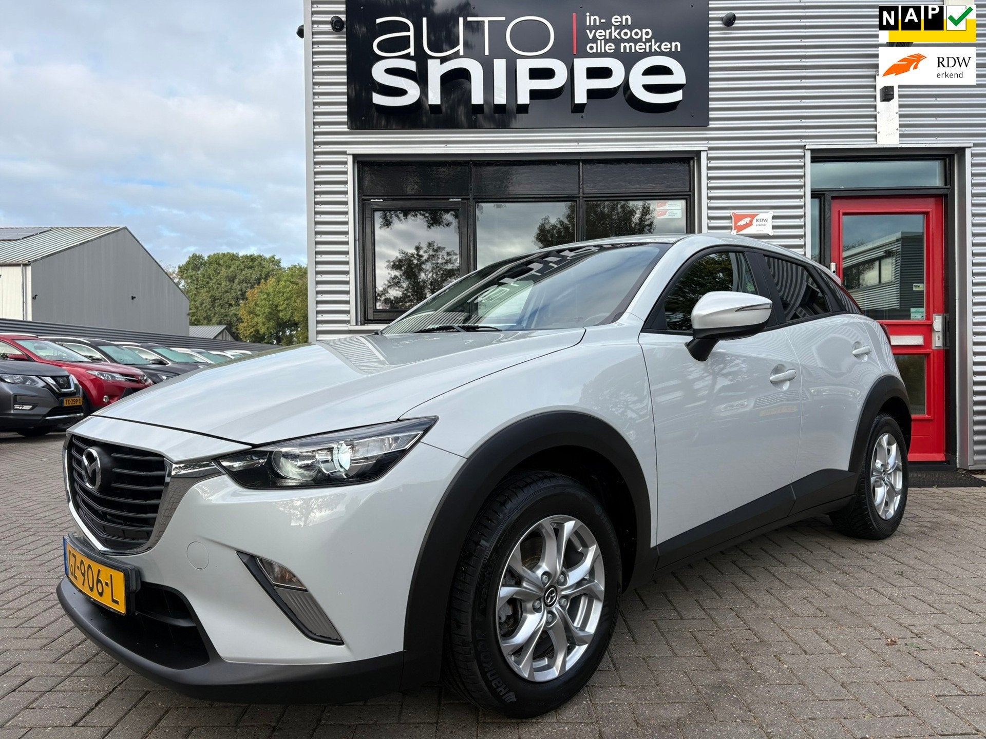 Mazda CX-3 2.0 SkyActiv-G 120 TS -AUTO AIRCO-LED-CRUISECONTR, Auto's, Voorwielaandrijving, 1998 cc, Stof, Gebruikt