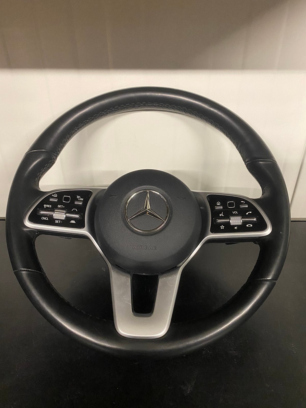 Origineel Mercedes Lederen Stuur incl. Airbag, Auto-onderdelen, Besturing, Ophalen, Nieuw, Mercedes-Benz
