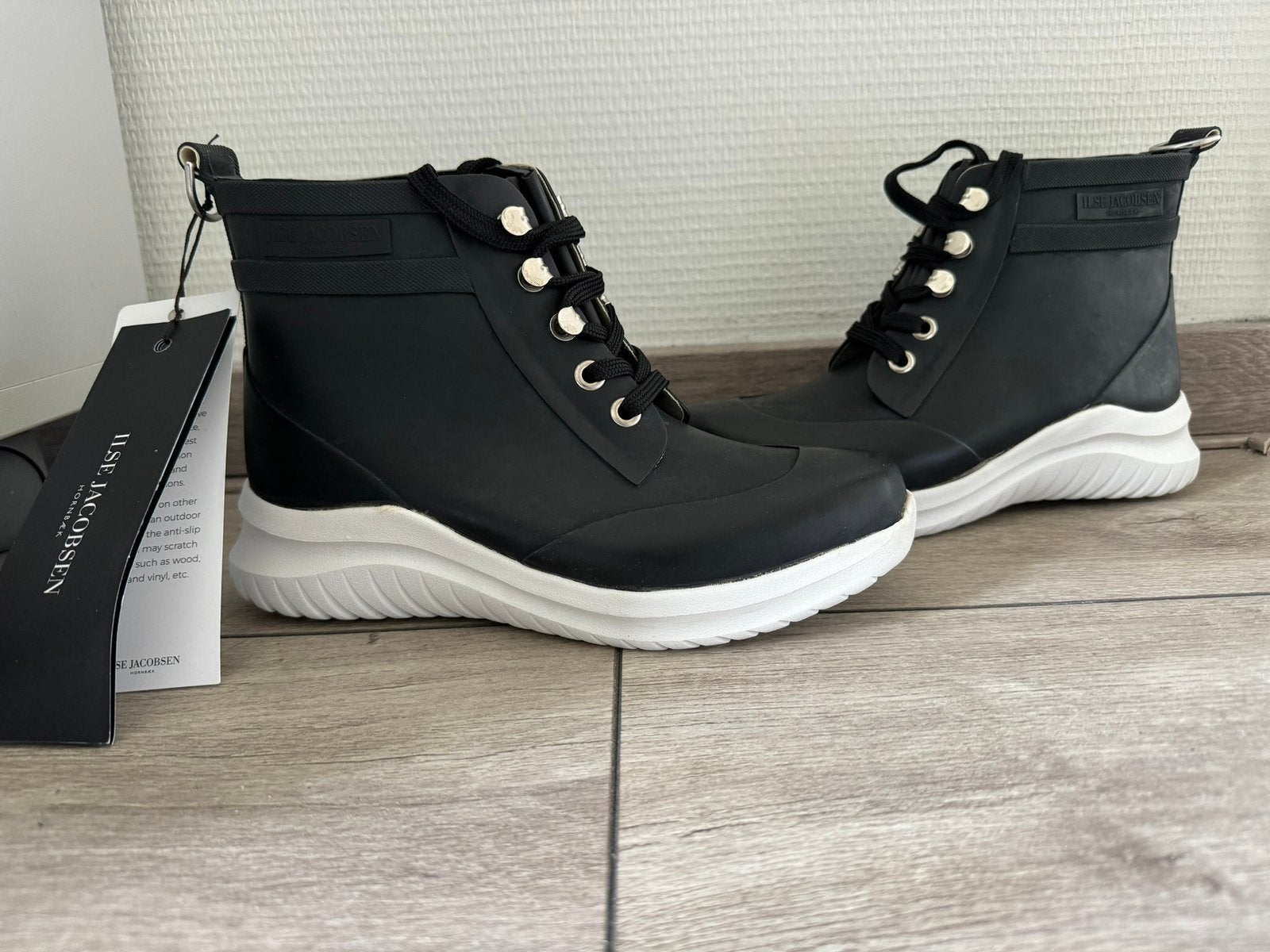 Leuke nieuwe rubberlaarsjes van Ilse Jacobsen (Maat 37), Kleding | Dames, Schoenen, Verzenden, Zwart, Nieuw, Regenlaarzen