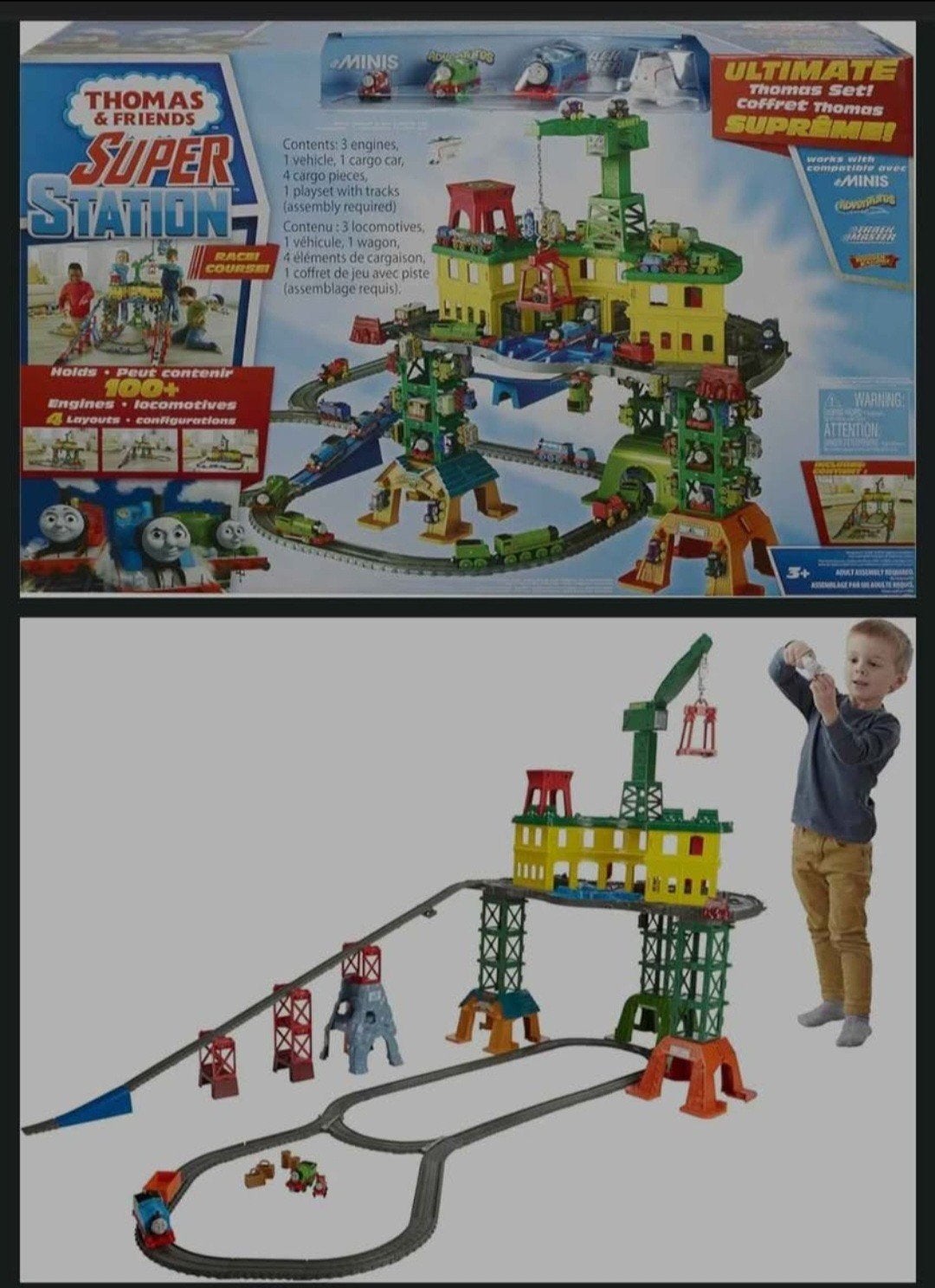 Thomas de Trein Super Station Speelset met extra's, Kinderen en Baby's, Speelgoed | Thomas de Trein, Ophalen