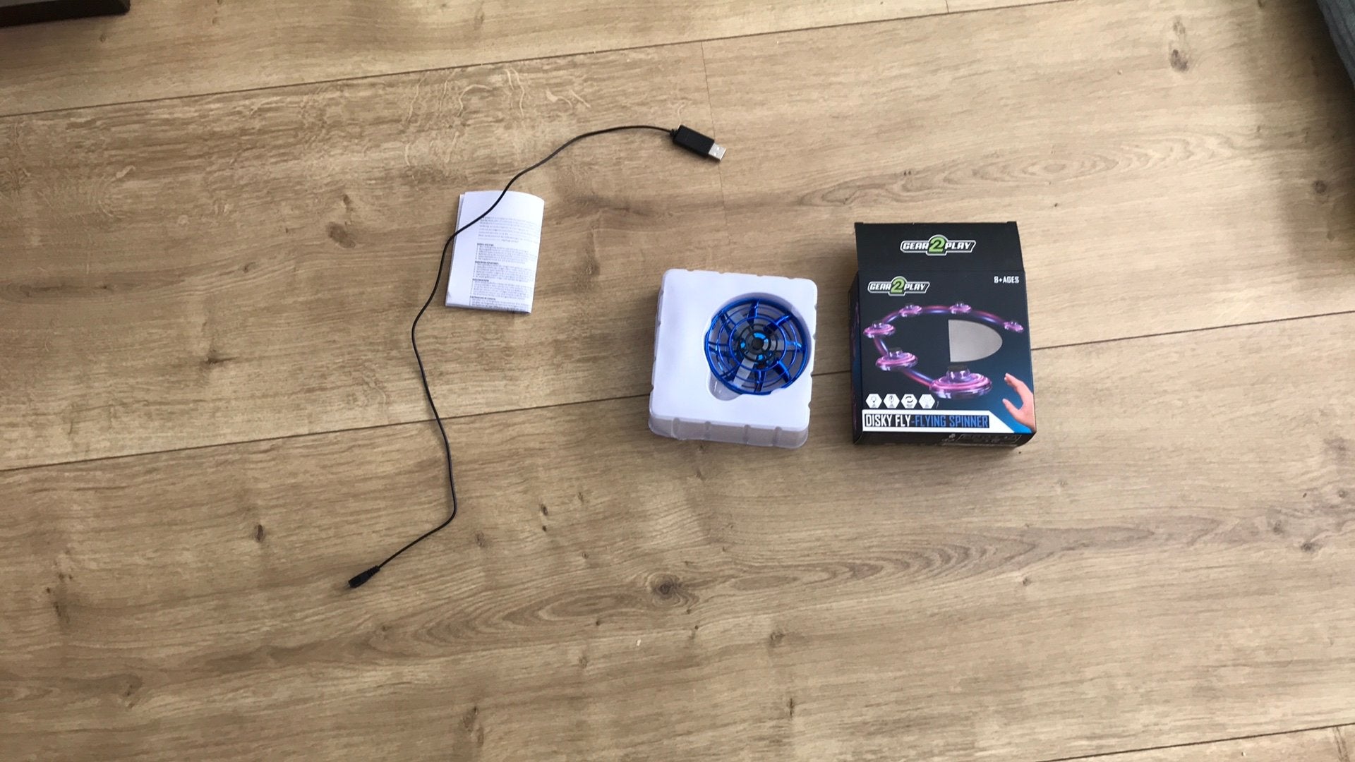 Gear2Play Disky Fly Flying Spinner, Ophalen of Verzenden, Zo goed als nieuw
