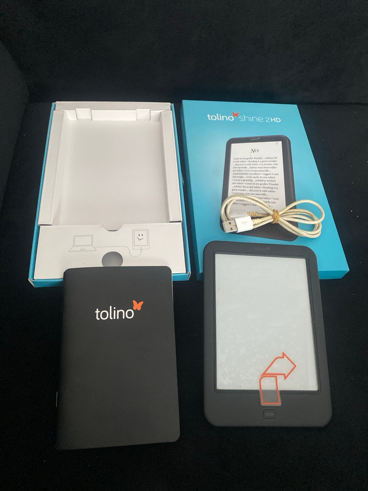 Tolino Shine 2 HD e-reader - Nieuwstaat, Computers en Software, Ophalen, Nieuw