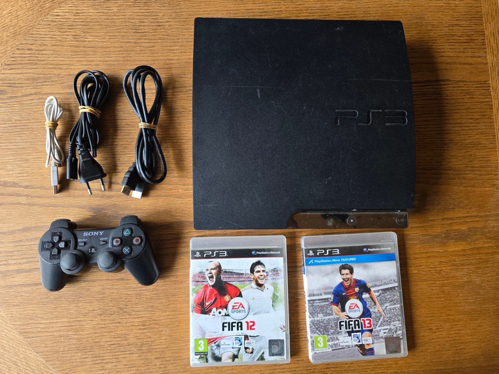 Playstation 3 slim (ps3) 160 gb console met 1 controller, Gebruikt, Ophalen of Verzenden, 160 GB, Met 1 controller