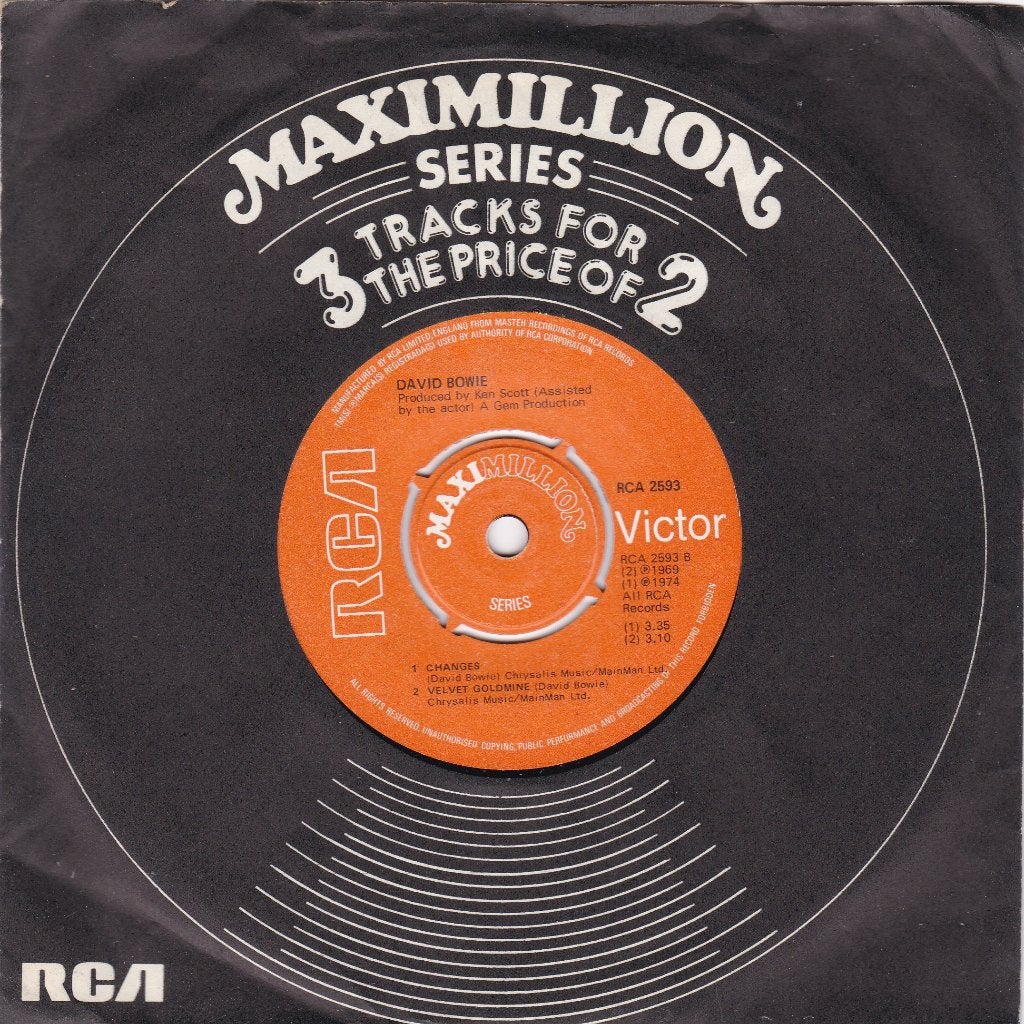David Bowie - Maximillion Series EP (RCA 2693), Gebruikt, 7 inch, Ophalen of Verzenden, Pop