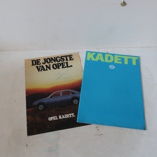 Opel Kadett D folders origineel Nederlands PARTIJ PRIJS, Ophalen of Verzenden, Gelezen, Opel