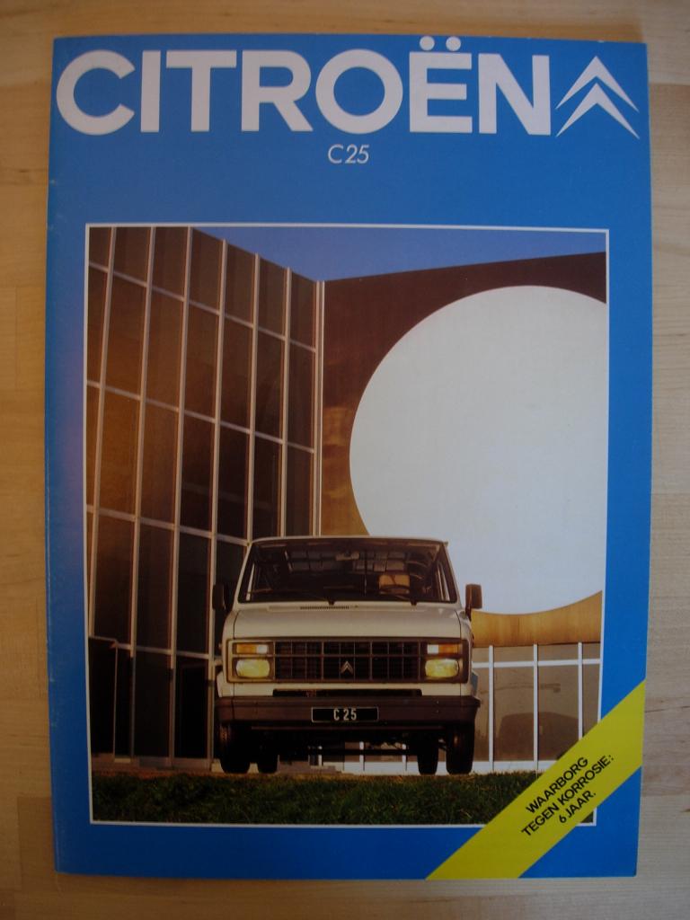 Citroen C25 Brochure ca 1983, Ophalen of Verzenden, Zo goed als nieuw, Citroen, Citroën
