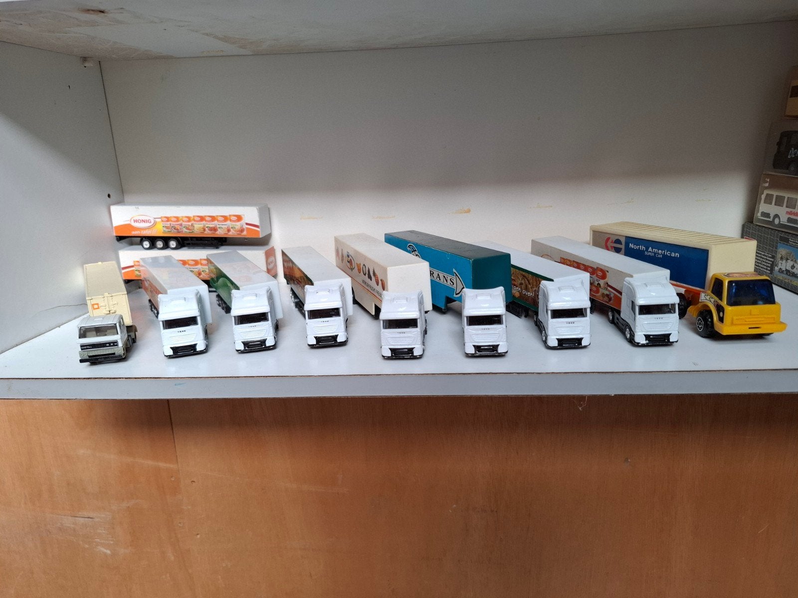Verzameling modelvrachtwagens met diverse merken, Ophalen of Verzenden, Gebruikt