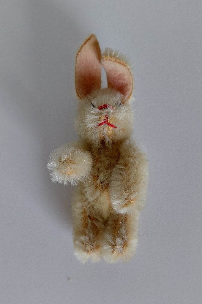 Vintage Schuco miniatuur konijn - mohair - jaren 50/60, Ophalen of Verzenden, Gebruikt, Overige typen, Overige merken