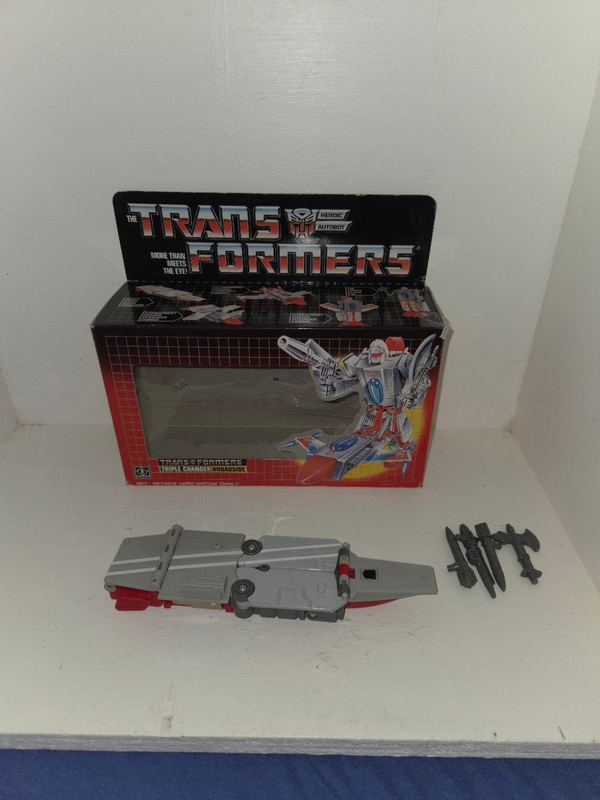 transformers triplechanger broadside, Verzamelen, Overige generaties, Ophalen of Verzenden, Zo goed als nieuw