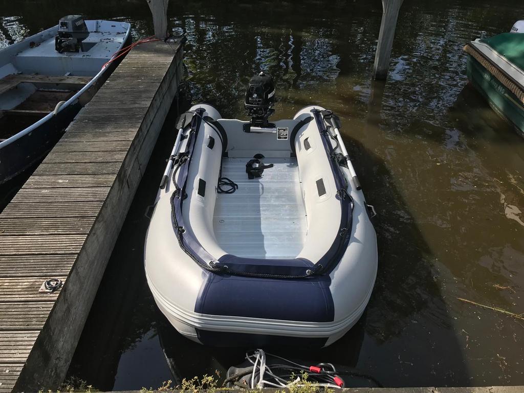 Pro-Wave 320 rubberboot met Mercury 4 pk motor, Watersport en Boten, Rubberboten, Gebruikt, Aluminium, Ophalen
