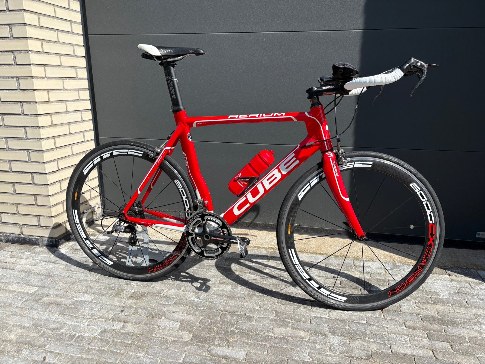 Cube Aerium XL triathlon tijdrit TT racefiets SRAM Force, 28 inch, Gebruikt, Aluminium, 57 tot 61 cm