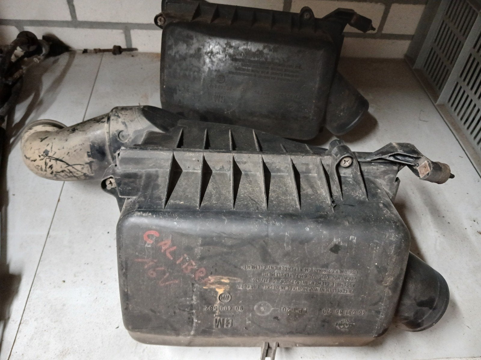 Luchtfilterhuis C20XE Opel Calibra/Vectra (per stuk/samen), Ophalen, Gebruikt, Opel