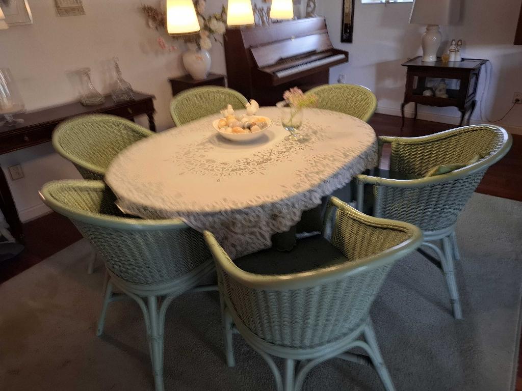 Eettafel, Huis en Inrichting, Tafels | Eettafels, Ophalen, Gebruikt, 100 tot 150 cm, Vijf personen of meer