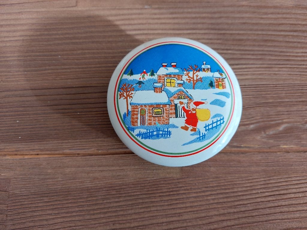 Mooi Vintage Kerst Snuisterijen Bakje Porselein Mini Kransje, Verzenden