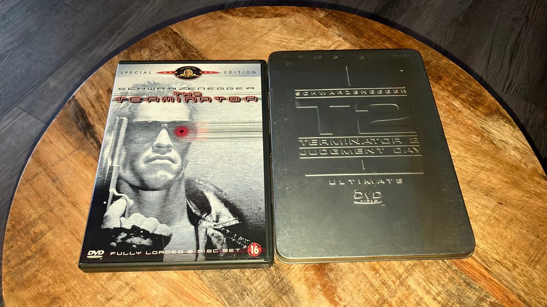 Terminator & Terminator 2 Judgement Day Steelbox dvd, Vanaf 16 jaar, Ophalen of Verzenden, Zo goed als nieuw