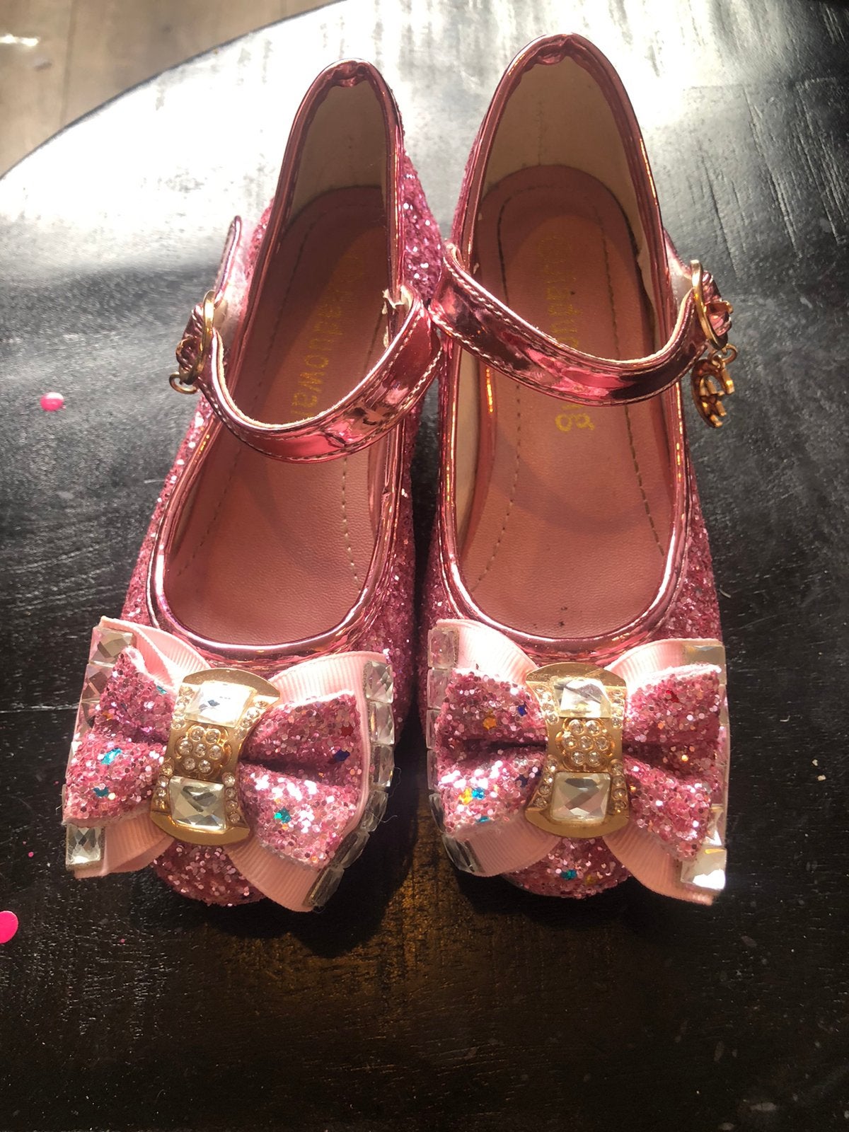 Feestelijke schoentjes roze, maat27, ZGAN, Kinderen en Baby's, Ophalen, Zo goed als nieuw, Meisje, Schoenen