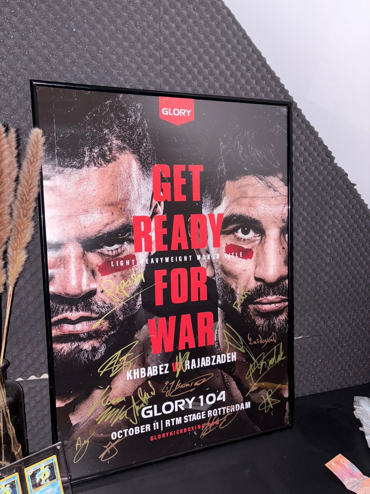 Glory poster, Sport en Fitness, Darts, Ophalen, Zo goed als nieuw, Pijlen