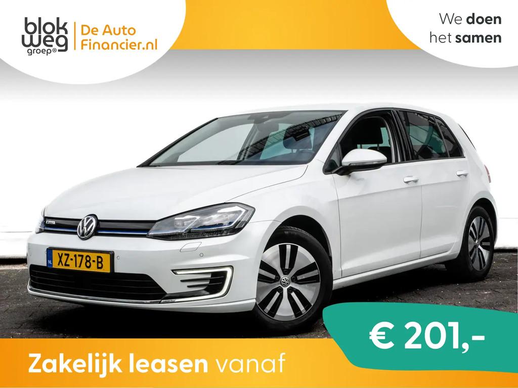 Volkswagen e-Golf E-dition 36 kWh SOH 88% € 11.850,00, Automaat, Gebruikt, Automatische klimaatregeling, Wit