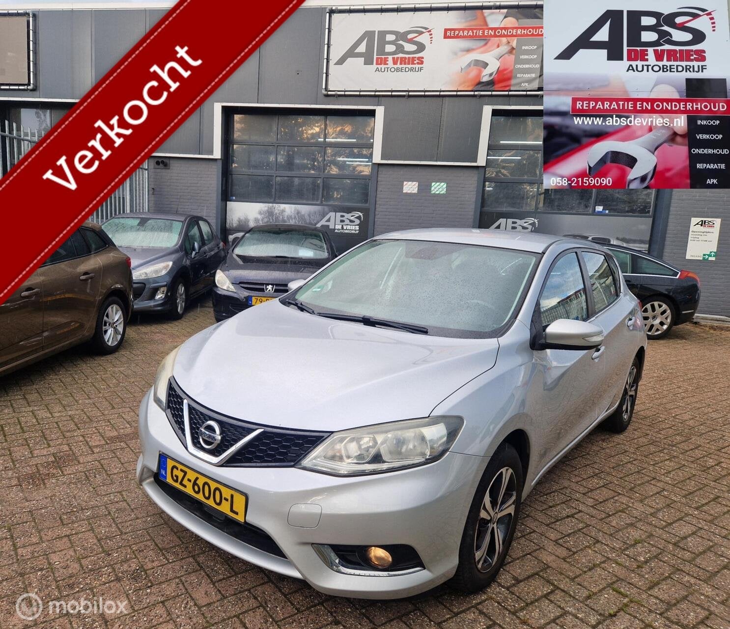 Nissan Pulsar 1.2 DIG-T Acenta AIRCO, CR CONTR APK SEPT 2027, Auto's, Voorwielaandrijving, Euro 5, Gebruikt, 4 cilinders