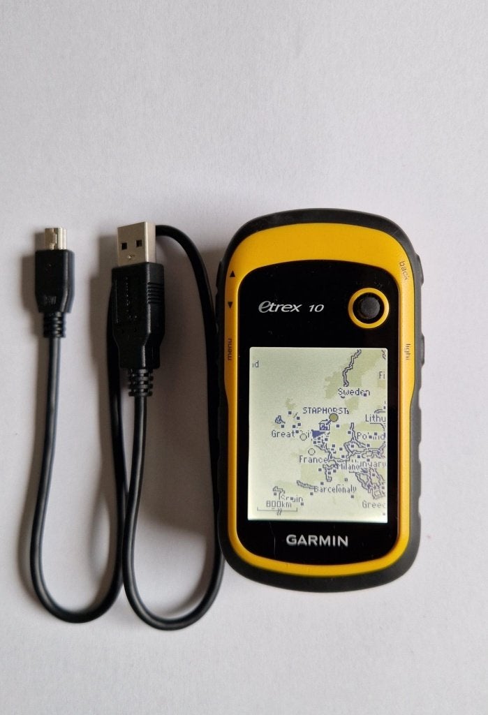 Garmin eTrex 10 De ideale GPS voor de beginnende avonturier!, Sport en Fitness, Bergsport en Wandelen, Ophalen, Zo goed als nieuw