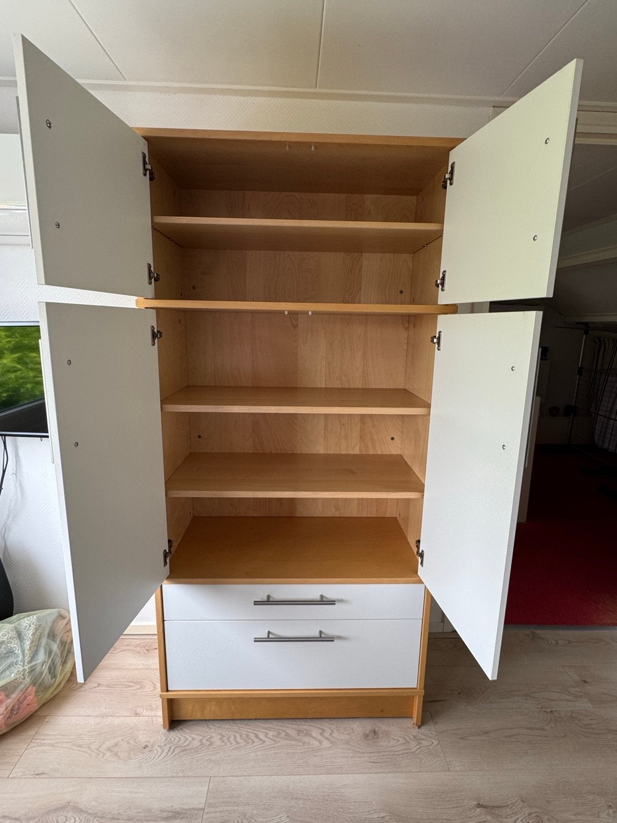 Ikea Effektiv kast met lades en planken, Ophalen, Gebruikt, 200 cm of meer, 50 tot 100 cm