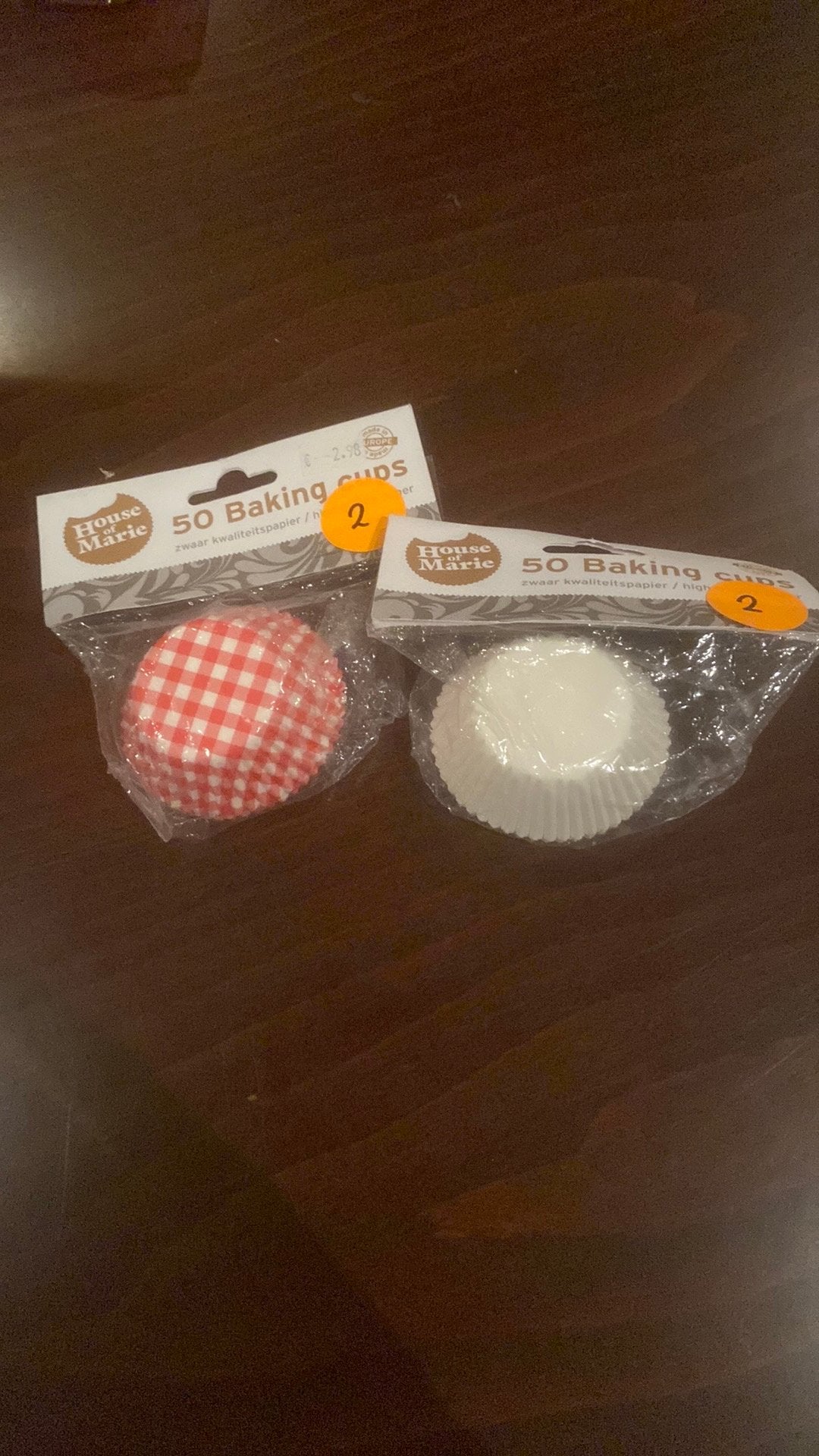 House of Marie mini cupcakebakjes, Ophalen of Verzenden, Nieuw, Taarten, Bakvorm