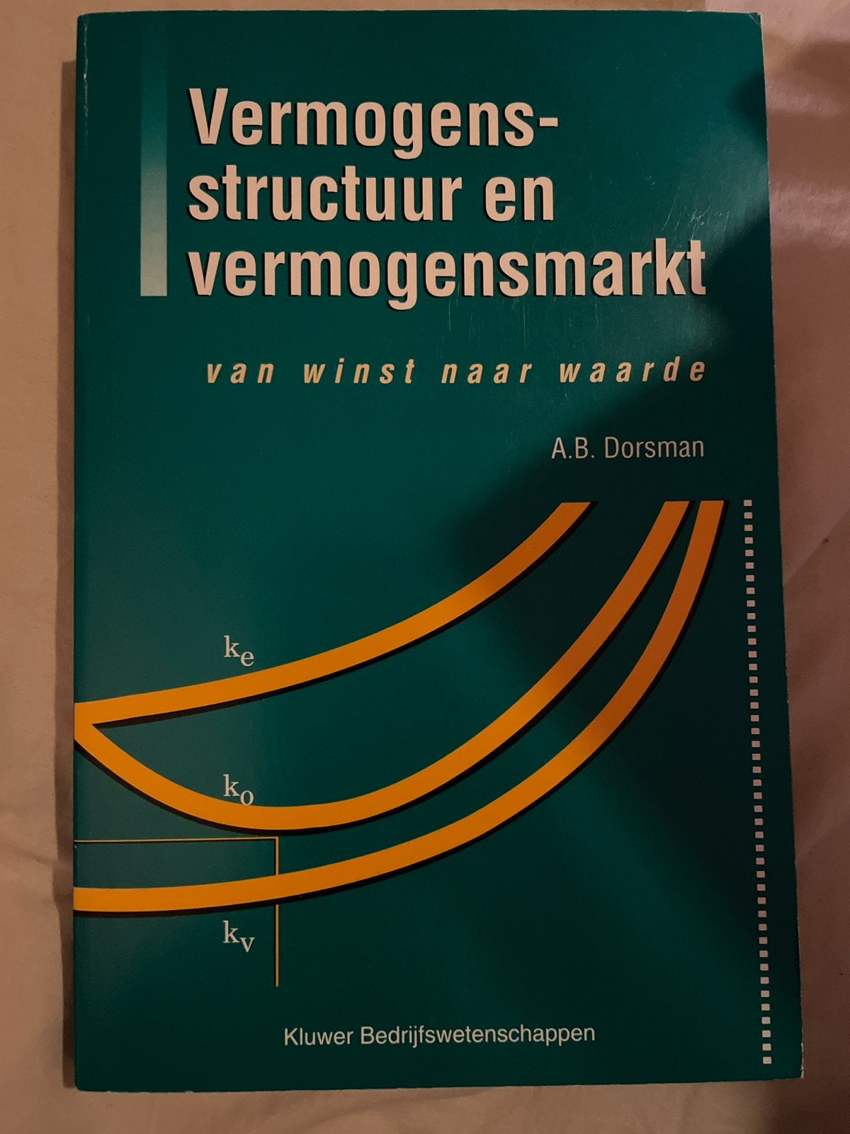 Vermogensstructuur en vermogensmarkt - A.B. Dorsman, Boeken, Ophalen of Verzenden, Gamma, Nieuw, HBO