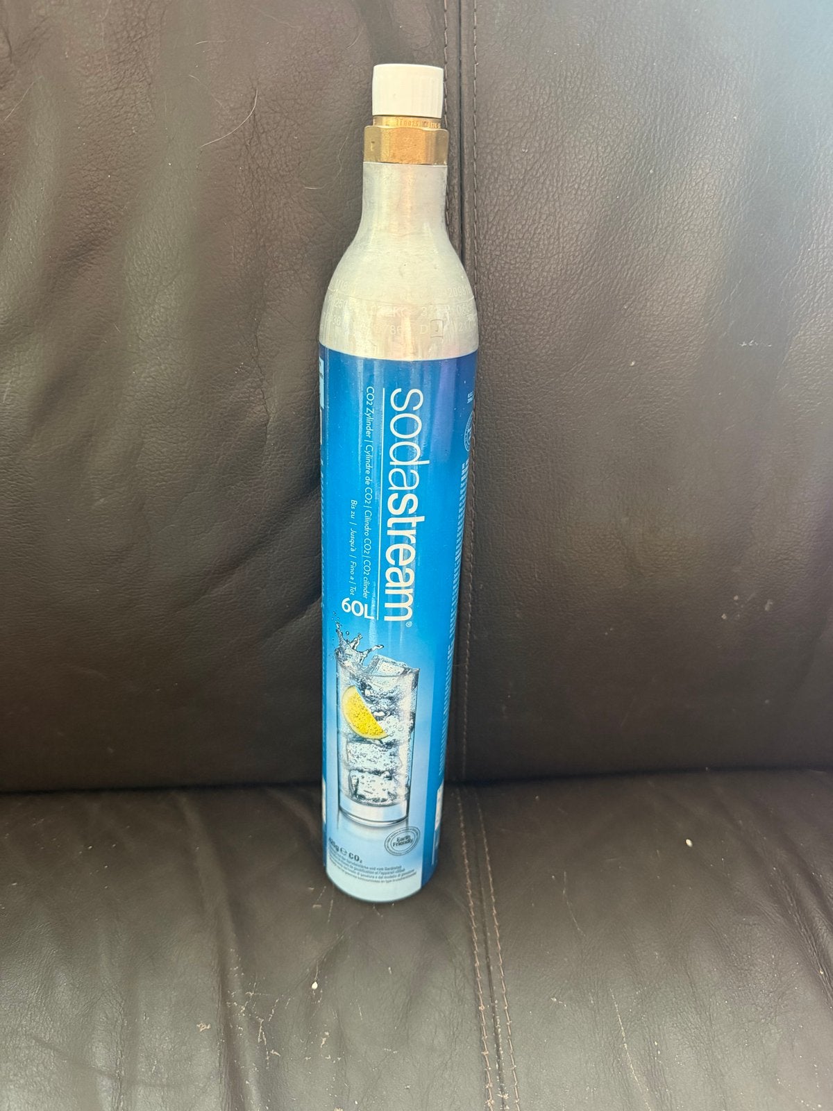 Sodastream CO2 cilinder 60L, Witgoed en Apparatuur, Bruiswatermachines, Ophalen of Verzenden, Gebruikt