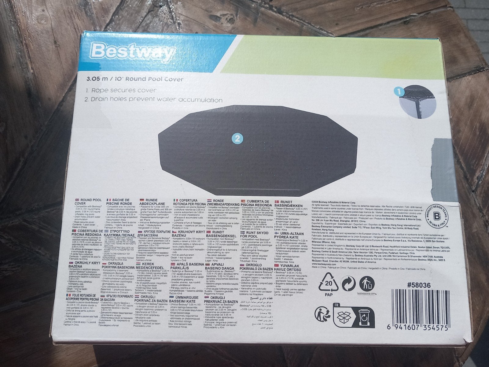 bestway afdekhoes, Ophalen, Zo goed als nieuw