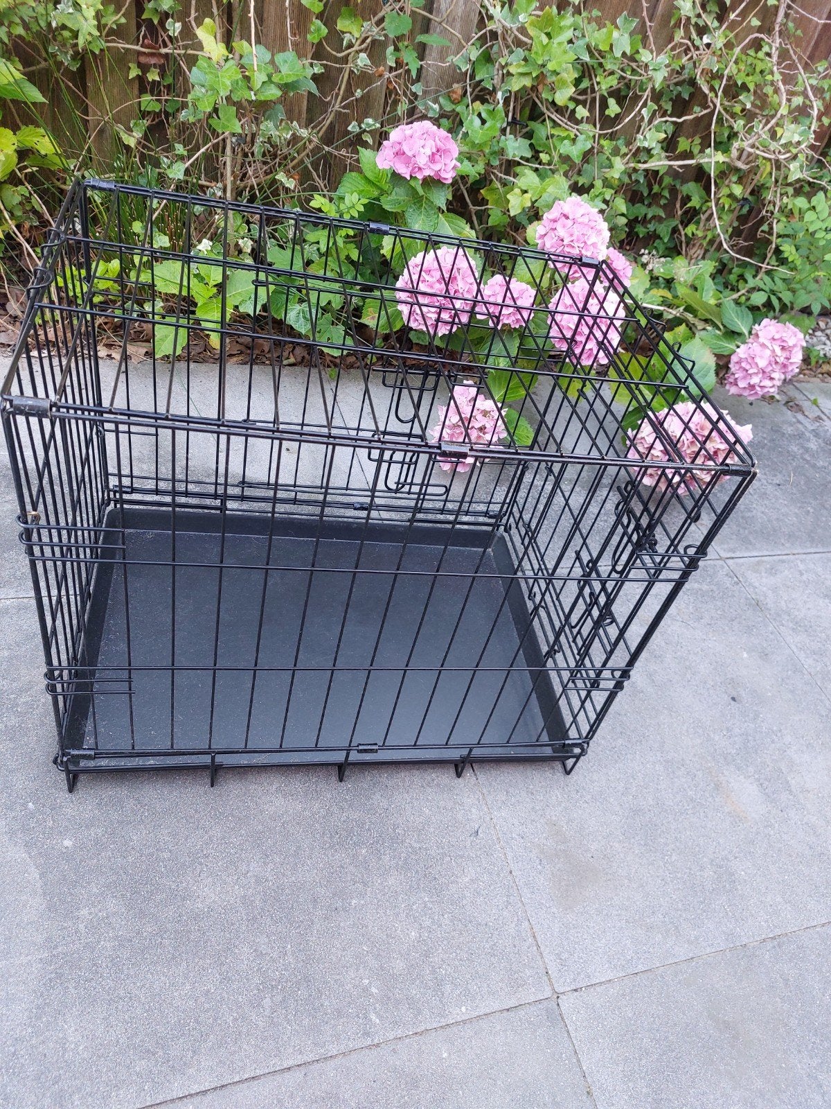 Inklapbare honden bench, Ophalen
