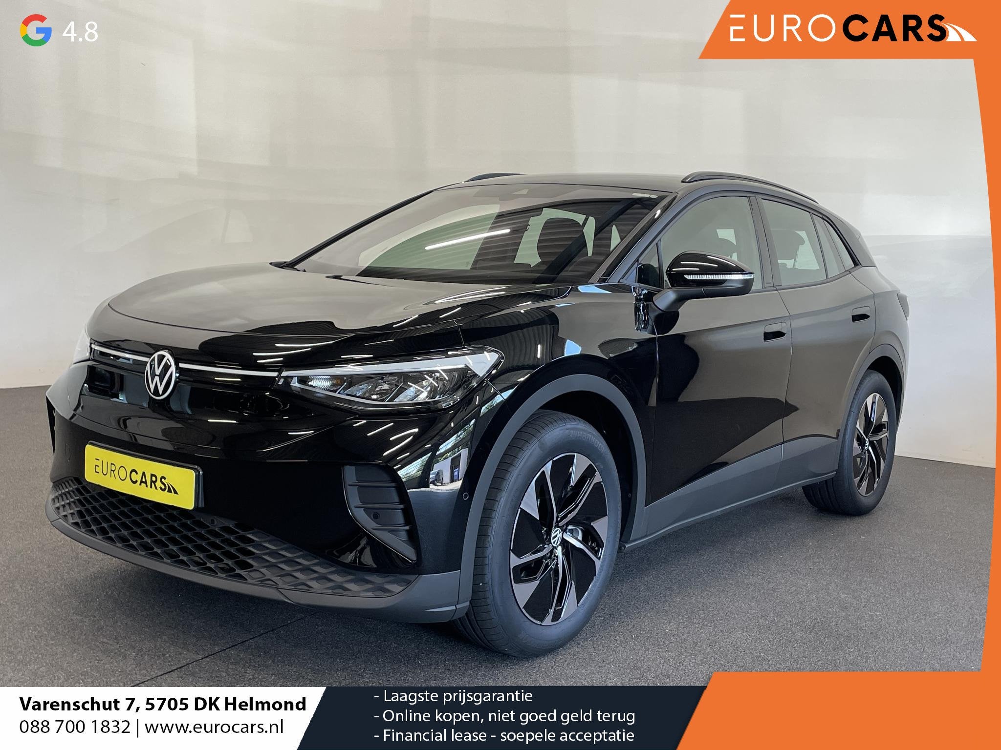 Volkswagen ID.4 Pro Limited Edition 77 kWh Navigatie Apple C, Automaat, Achterwielaandrijving, Zwart, Origineel Nederlands