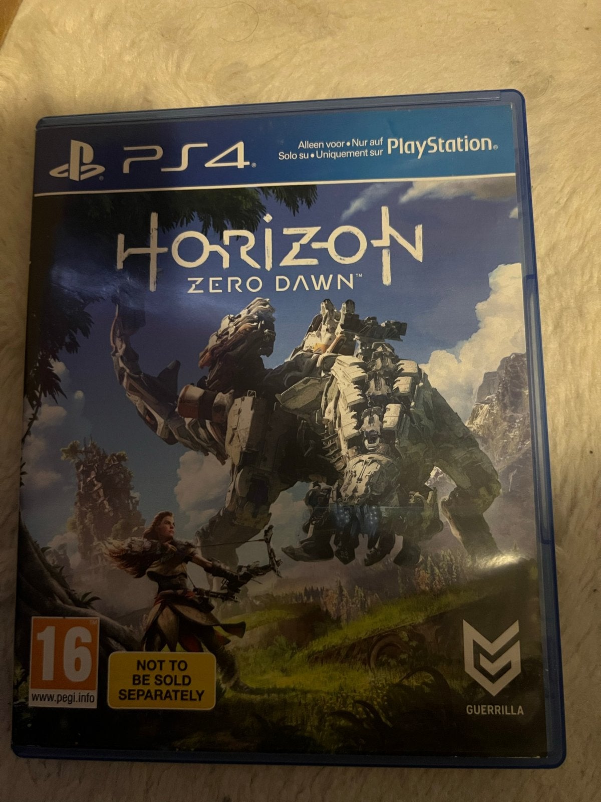 Horizon Zero Dawn PS4 - Zo goed als nieuw, Spelcomputers en Games, 1 speler, Ophalen of Verzenden, Zo goed als nieuw, Role Playing Game (Rpg)