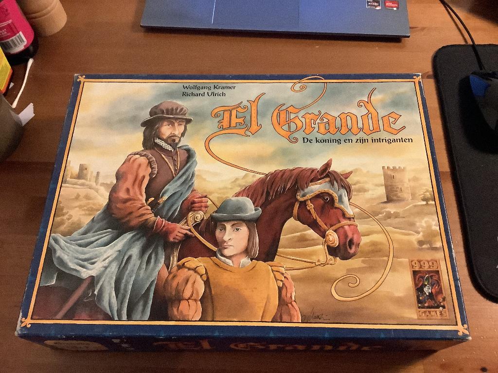 El Grande, bordspel van 999 games compleet en netjes, Hobby en Vrije tijd, Gezelschapsspellen | Bordspellen, Vijf spelers of meer