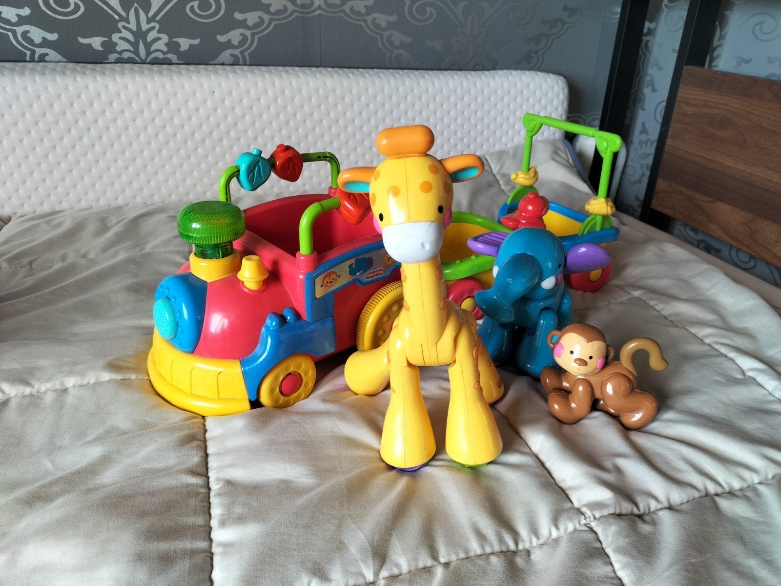 degelijke activity trein, Kinderen en Baby's, Speelgoed | Fisher-Price, Ophalen of Verzenden, Zo goed als nieuw, Auto of Voertuig
