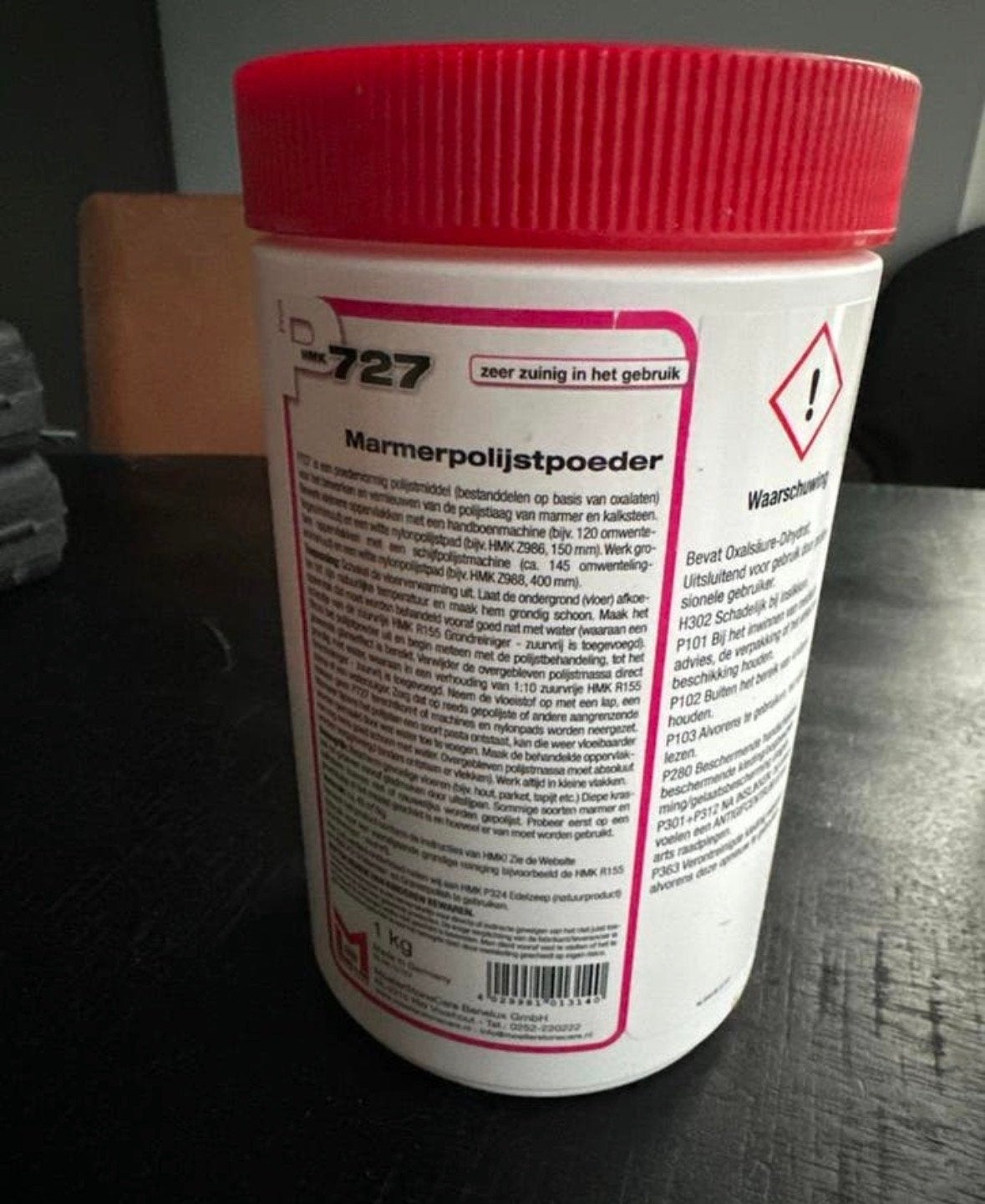 HMK P727 Marmerpolijstpoeder - 1 kg, Ophalen of Verzenden, Nieuw