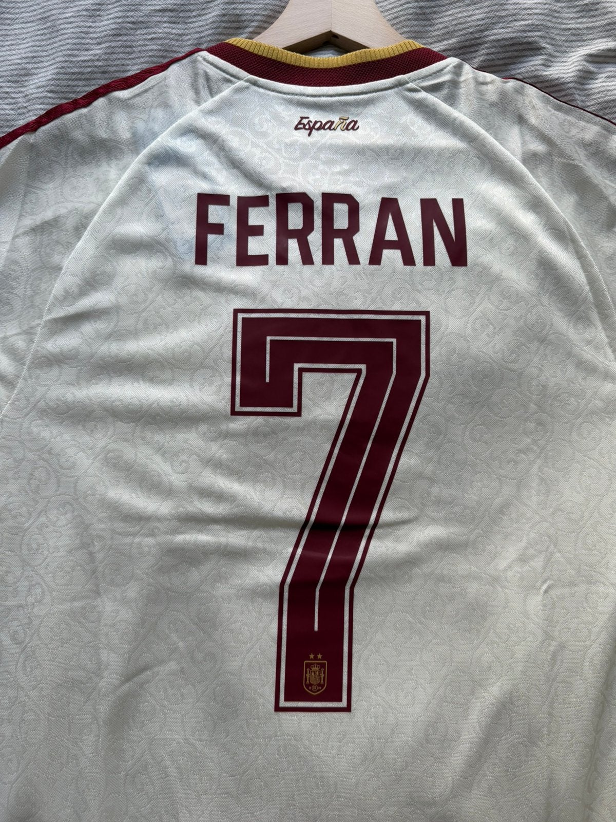 Voetbalshirt Spanje Ferran Torres #7 L, Verzamelen, Ophalen, Zo goed als nieuw, Buitenlandse clubs, Shirt
