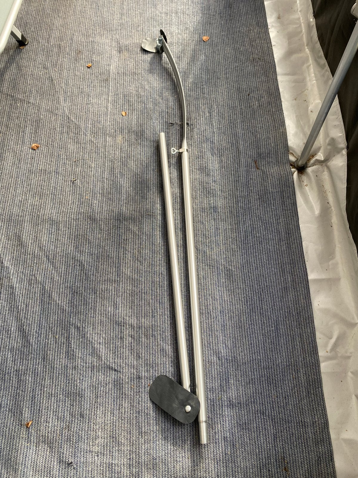 Nokboog tentstok - Stevige aluminium tentstok, Ophalen of Verzenden, Gebruikt