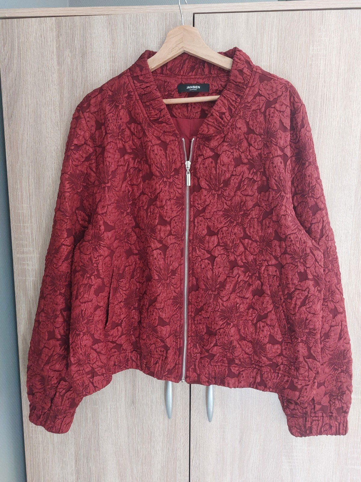 Dames jasje Jansen, Ophalen of Verzenden, Zo goed als nieuw, Maat 46/48 (XL) of groter, Blauw