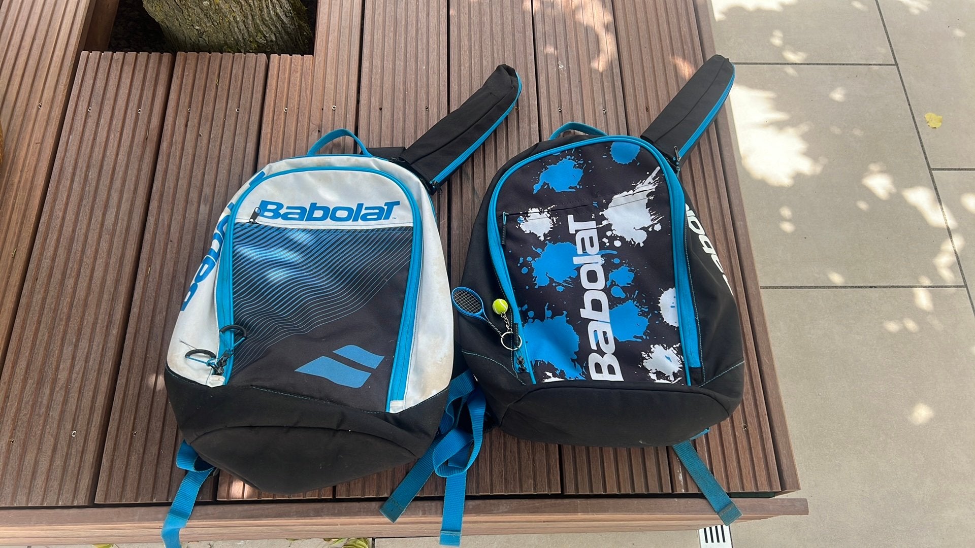 Tennistassen, 1 racket met voorvak en fleshouder - babolat, Ophalen, Gebruikt, Unisex kinderen